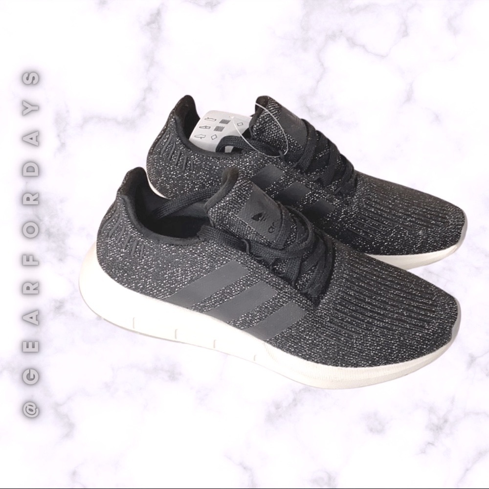 RARE 🆕 SPARKLE ✖️Adidas Swift Run Black